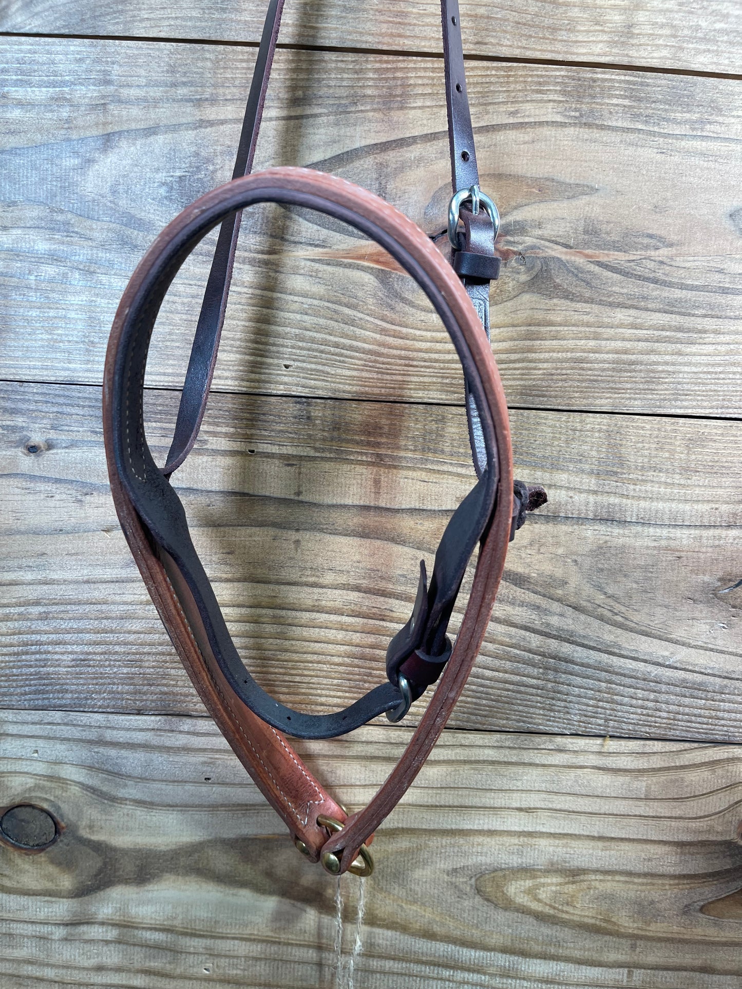 Martin Saddlery Leather Noseband w/ Cavesson