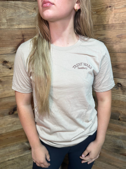 Trent Ward Saddlery Team Roping Front & Back T-Shirt