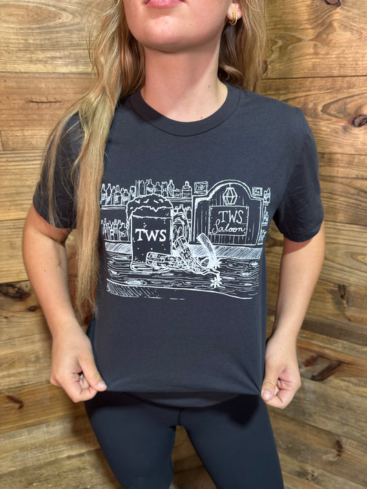 TWS Saloon T-Shirt Charcoal