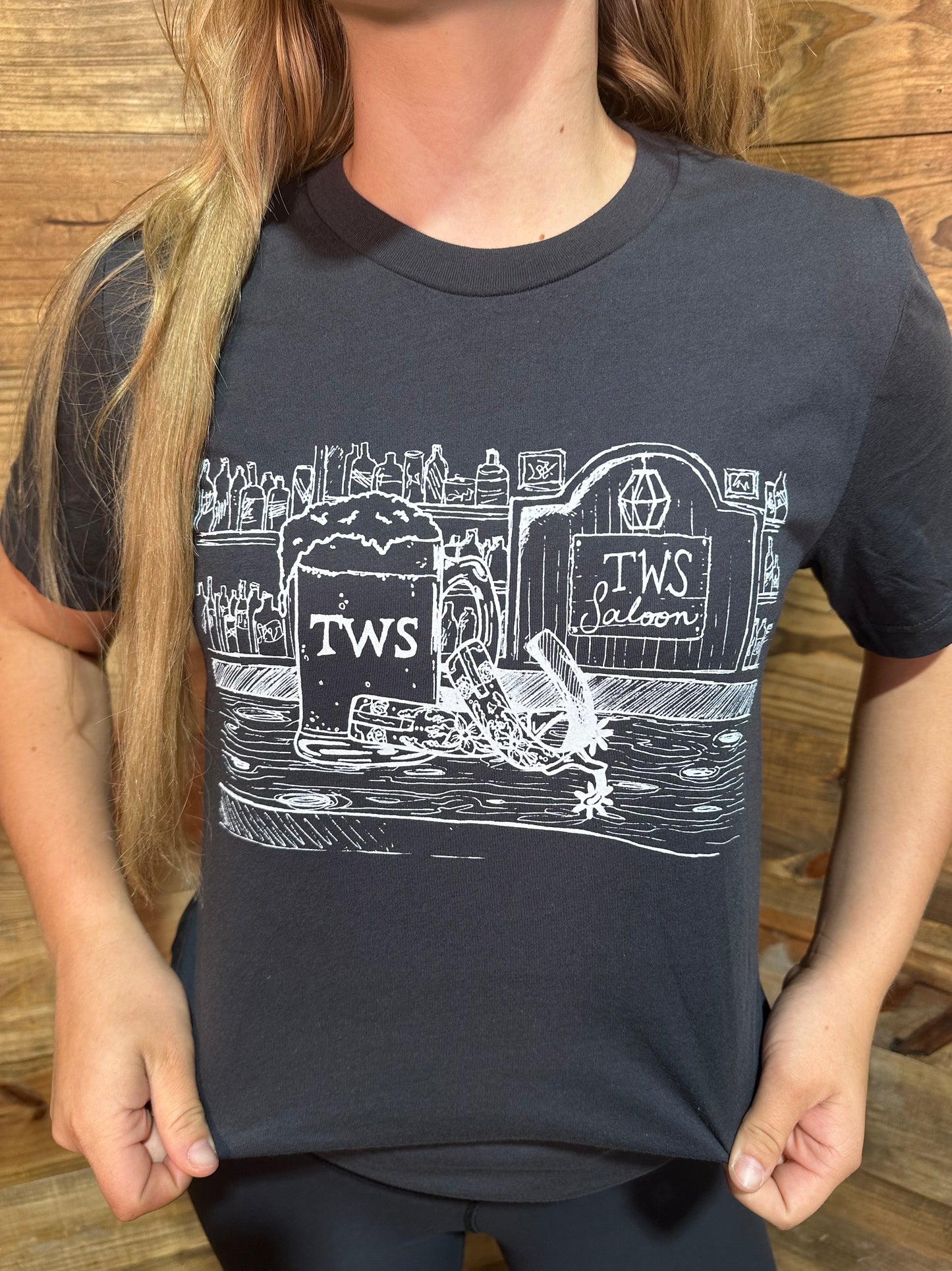 TWS Saloon T-Shirt Charcoal