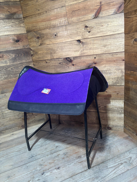20 CSI Purple Medium Standard Western Cut Saddle Pad