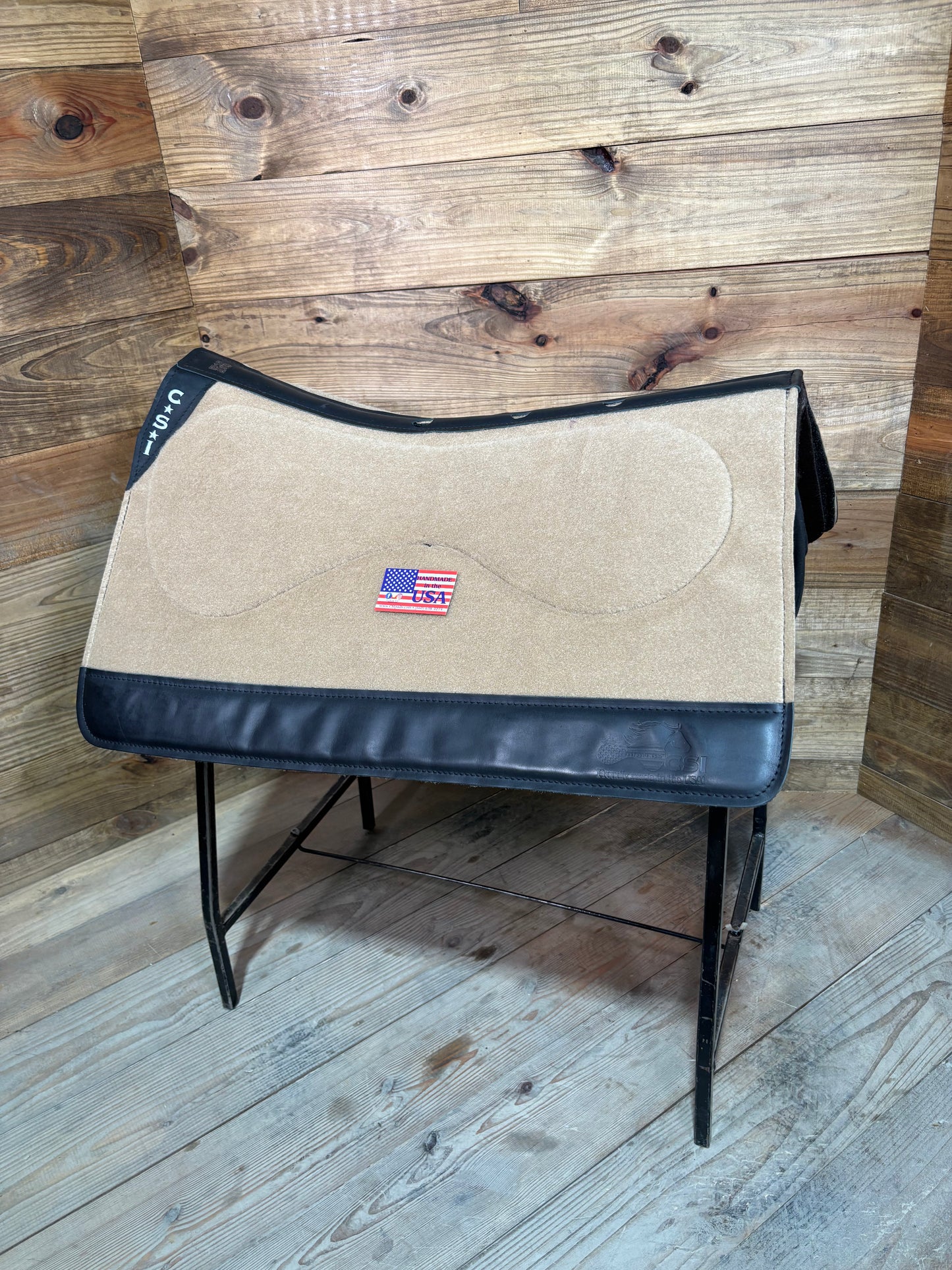 31 CSI Tan Standard Western Cut Medium Saddle Pad