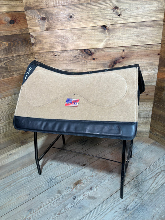 31 CSI Tan Standard Western Cut Medium Saddle Pad