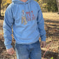 TWS Tack Shop Cowboy Hoodie Stone Blue