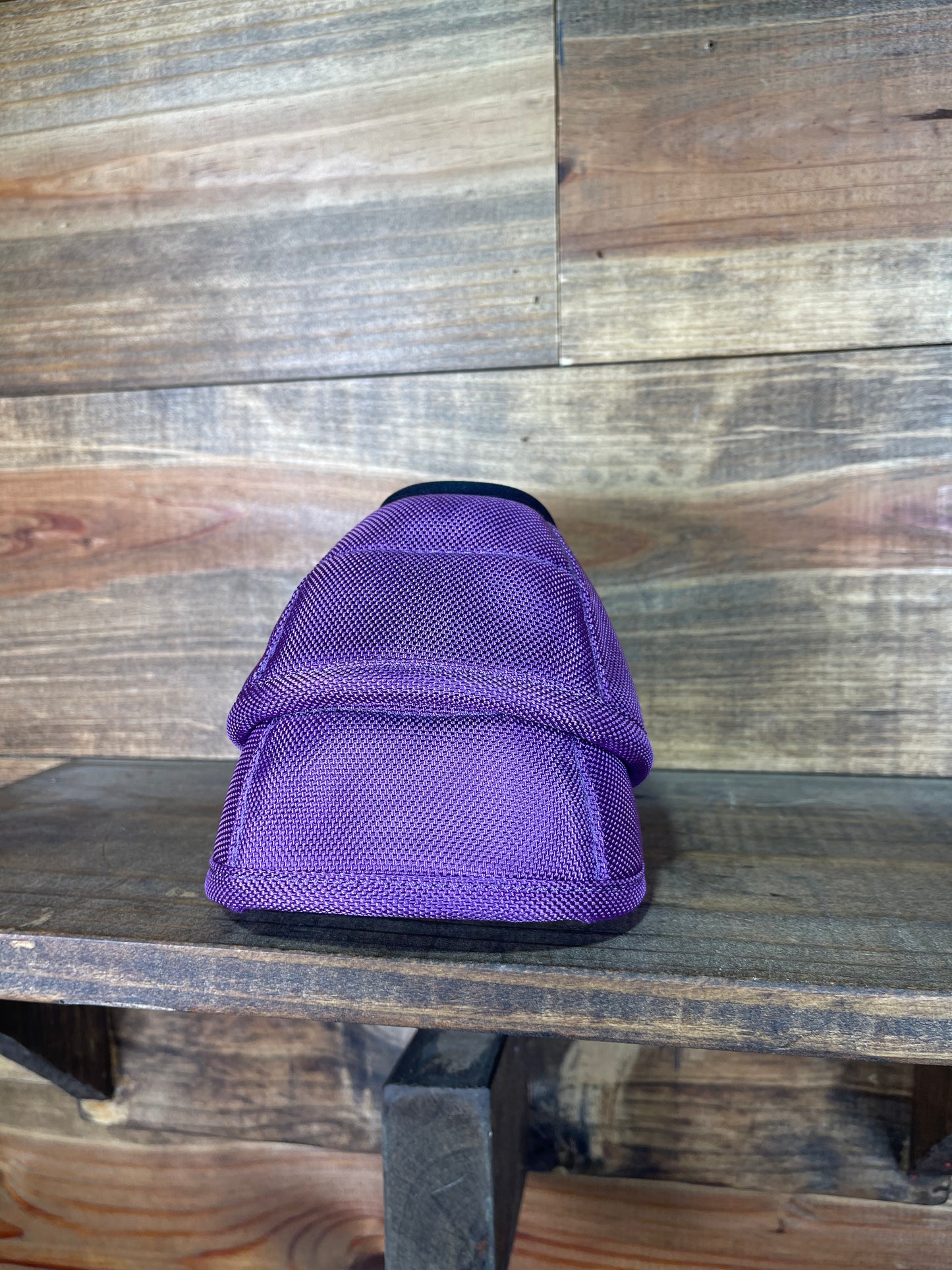 Classic Equine DY-NO Turn Bell Boots/ Purple