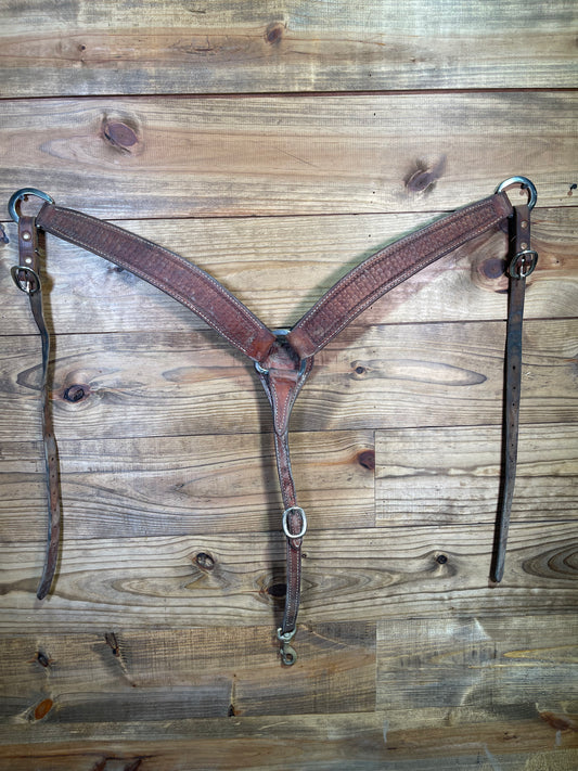 USEDTACK122 Coats Tooled Breast Collar