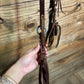 Joe Hipp 1/2" Roping Reins w/ Rings Latigo