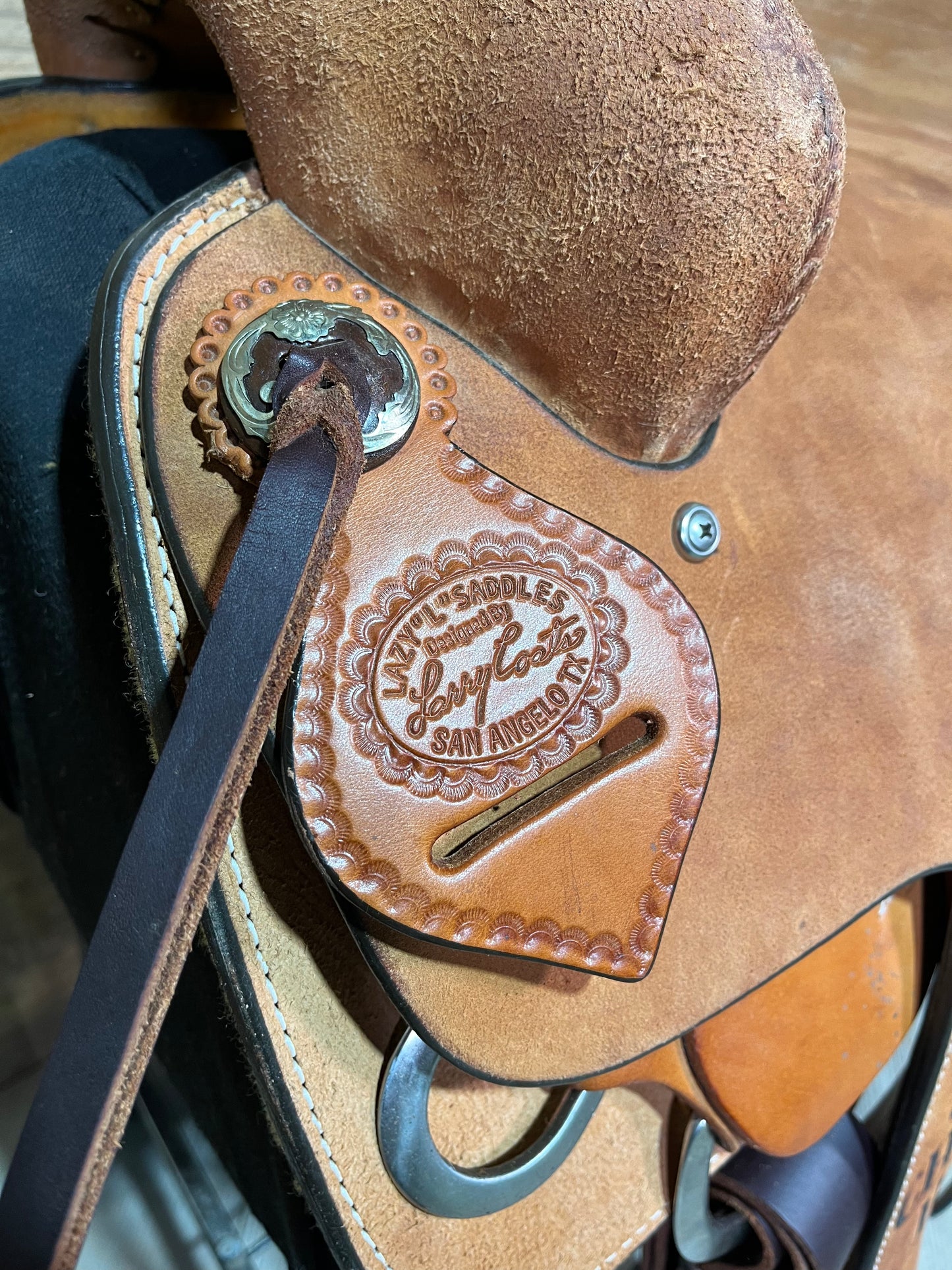 15" Lazy "L" Coats Roper ISUSED2394