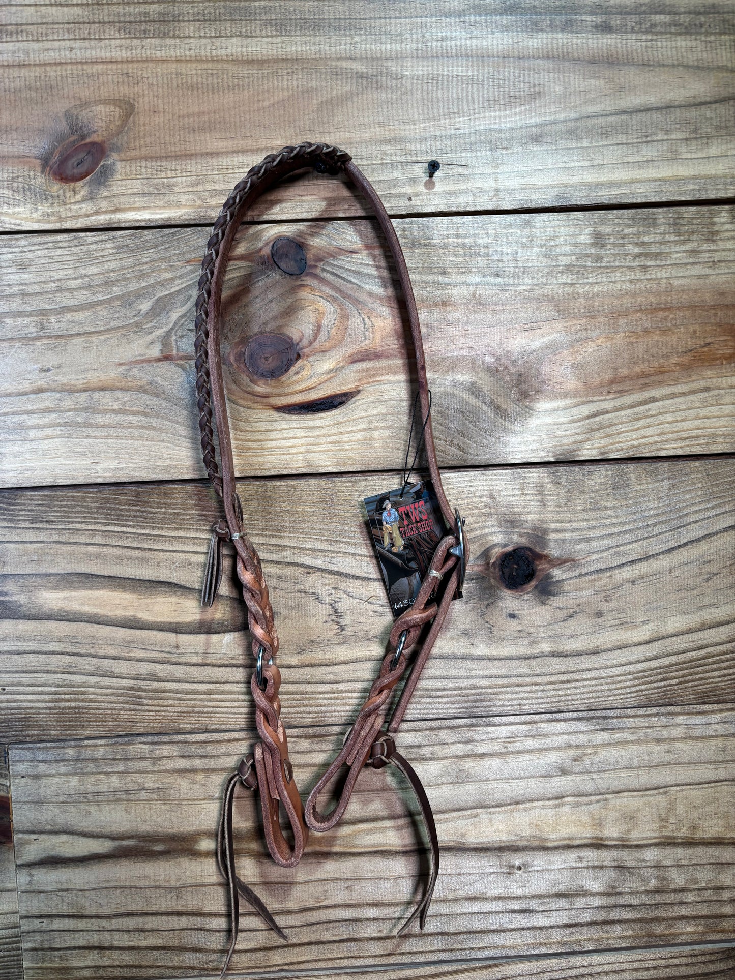 Joe Hipp Braided Ear Headstall w/ Rings