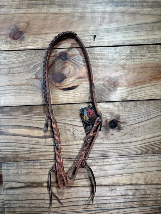 Joe Hipp Braided Ear Headstall w/ Rings
