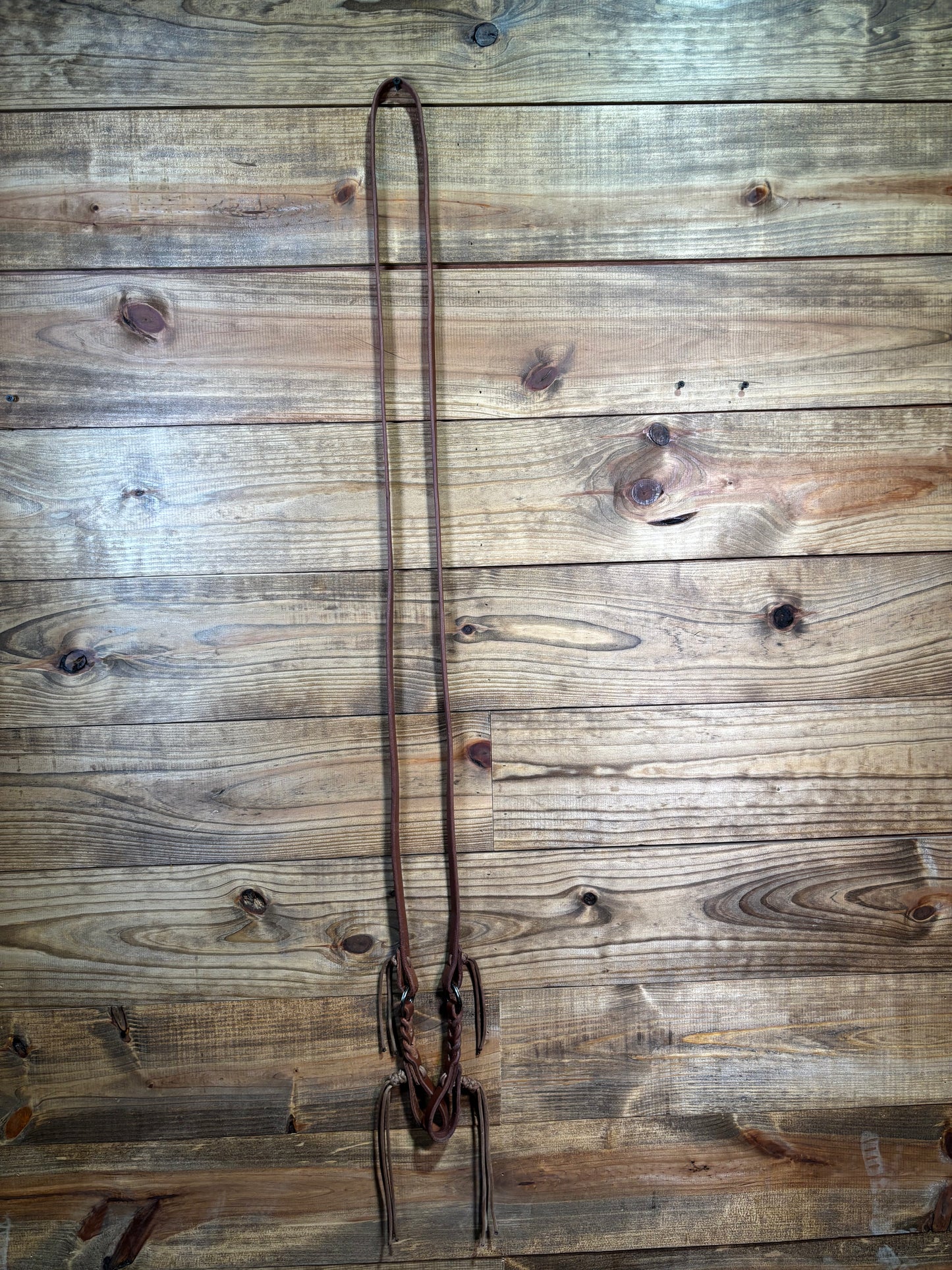 Joe Hipp 5/8" Roping Reins Teskey Ring