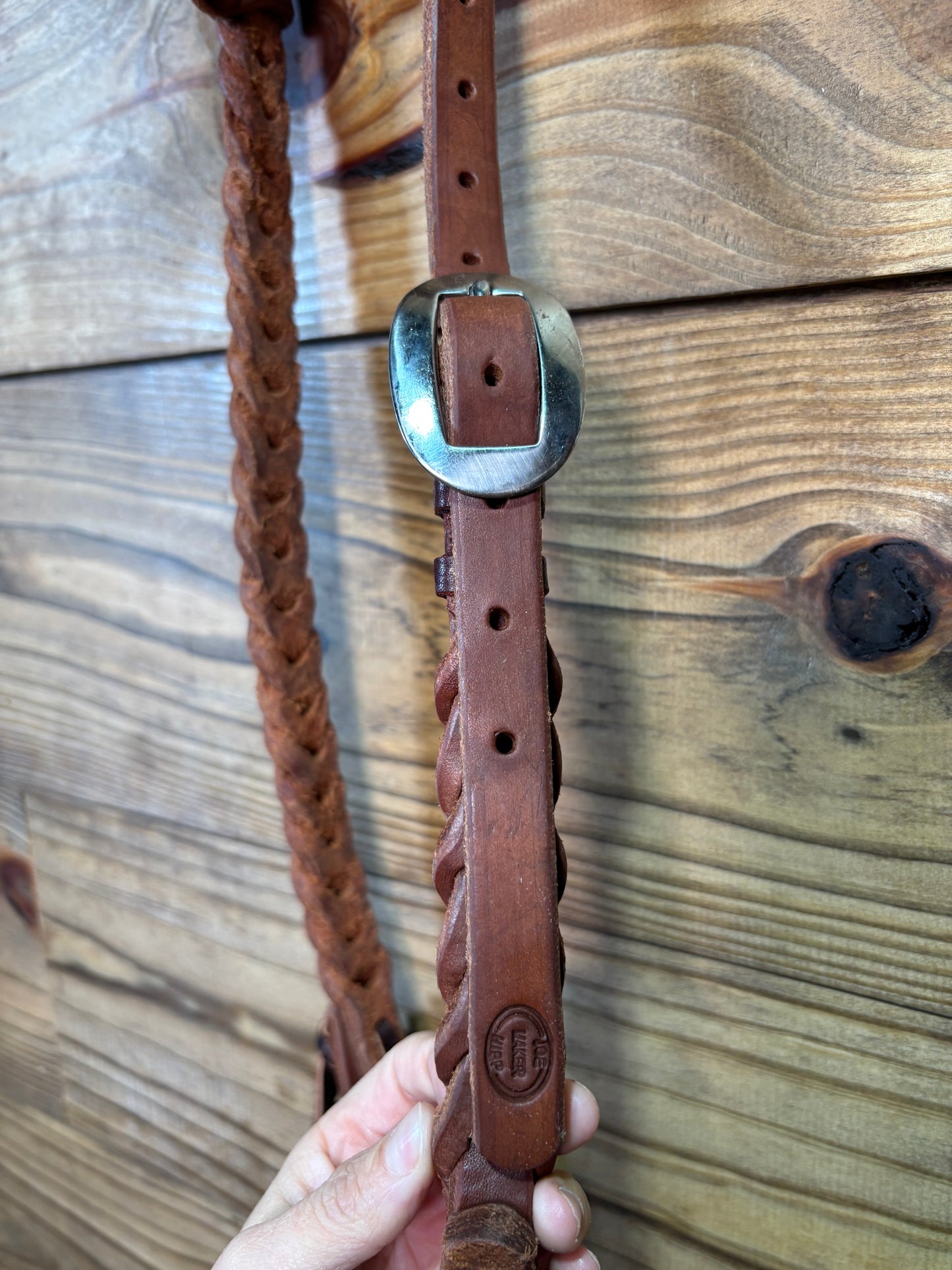 Joe Hipp Slide Ear Blood Knot Full Headstall