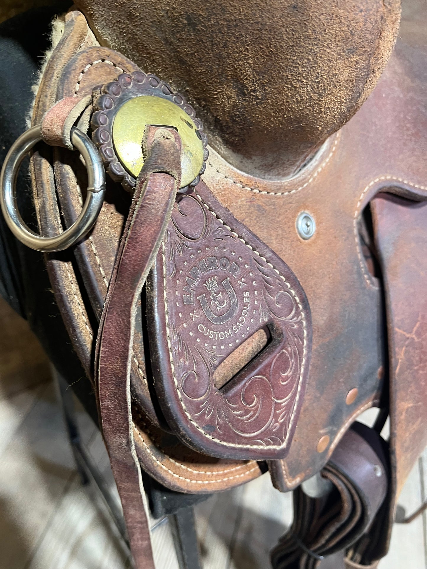 15 1/2" Emperor Ranch Saddle ISUSED2400