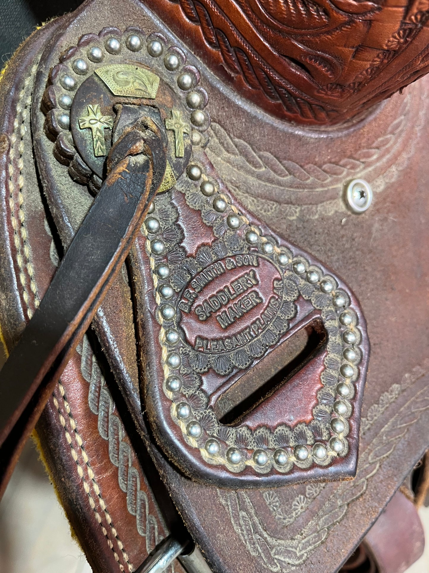 17 1/4” B.F. Smith & Son Ranch Saddle ISUSED2442