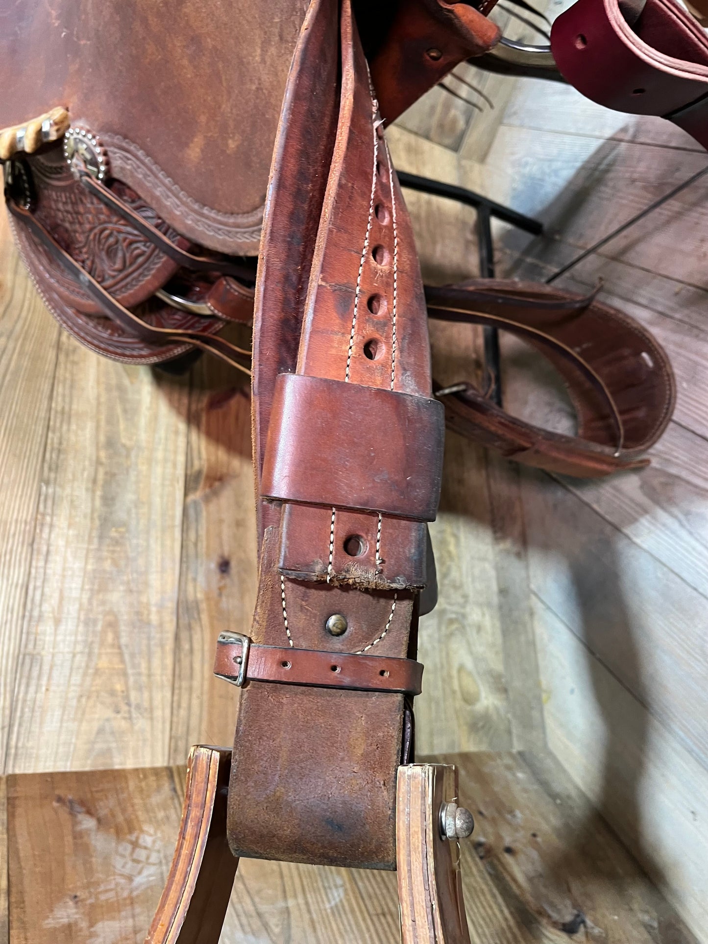 17 1/4” B.F. Smith & Son Ranch Saddle ISUSED2442