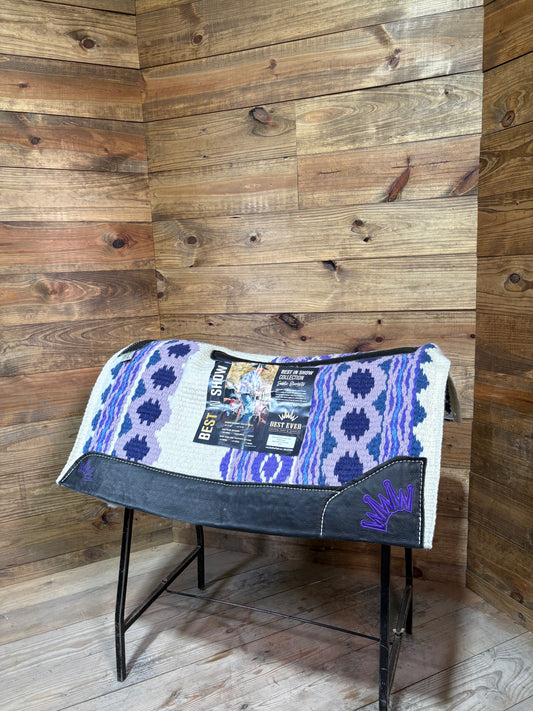 60 Best Ever 34x36 & 3/4" OG Fleece Riverland Purple Cream