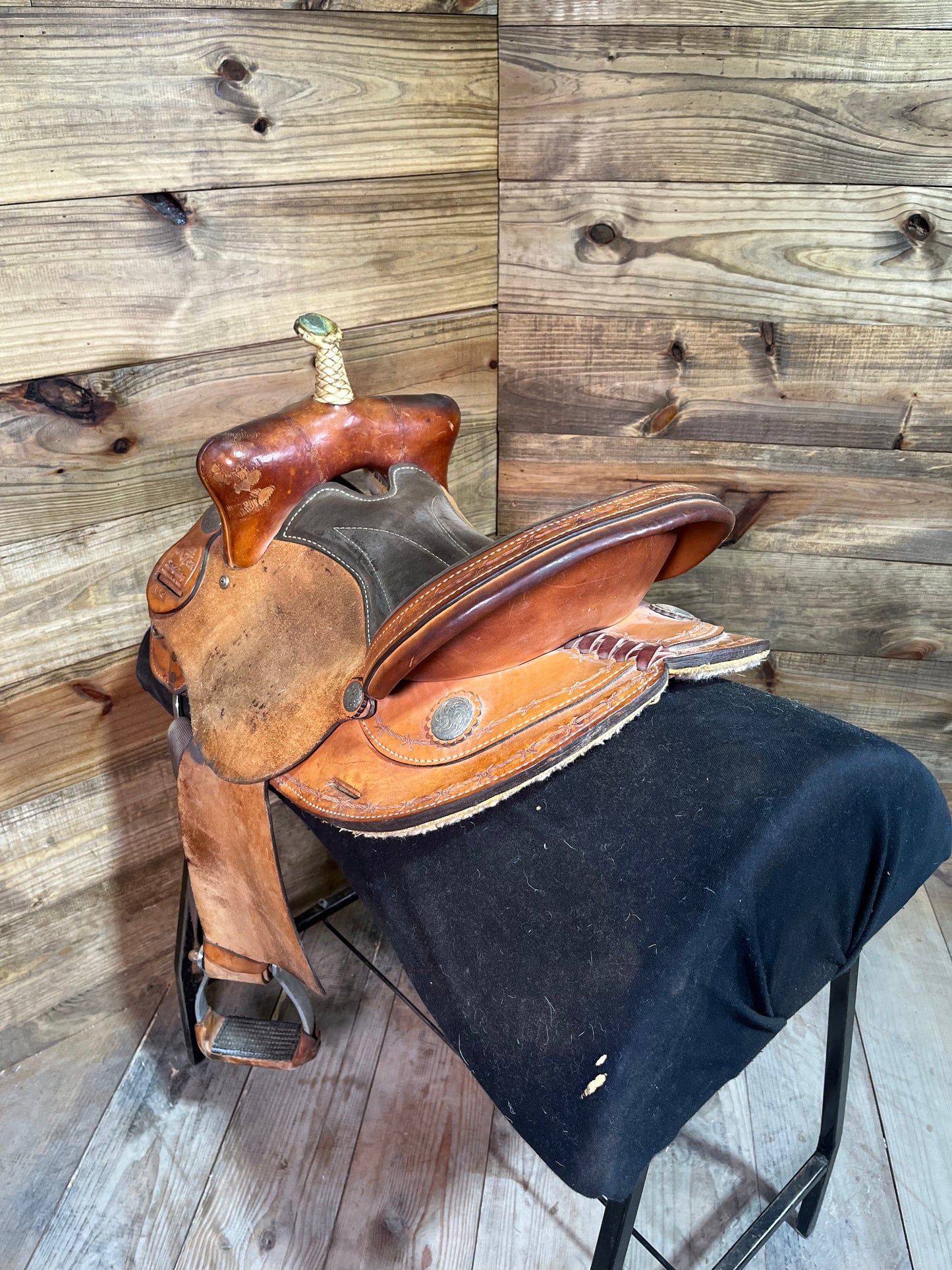 Ran Ten Barrel Saddle ISSUED1816