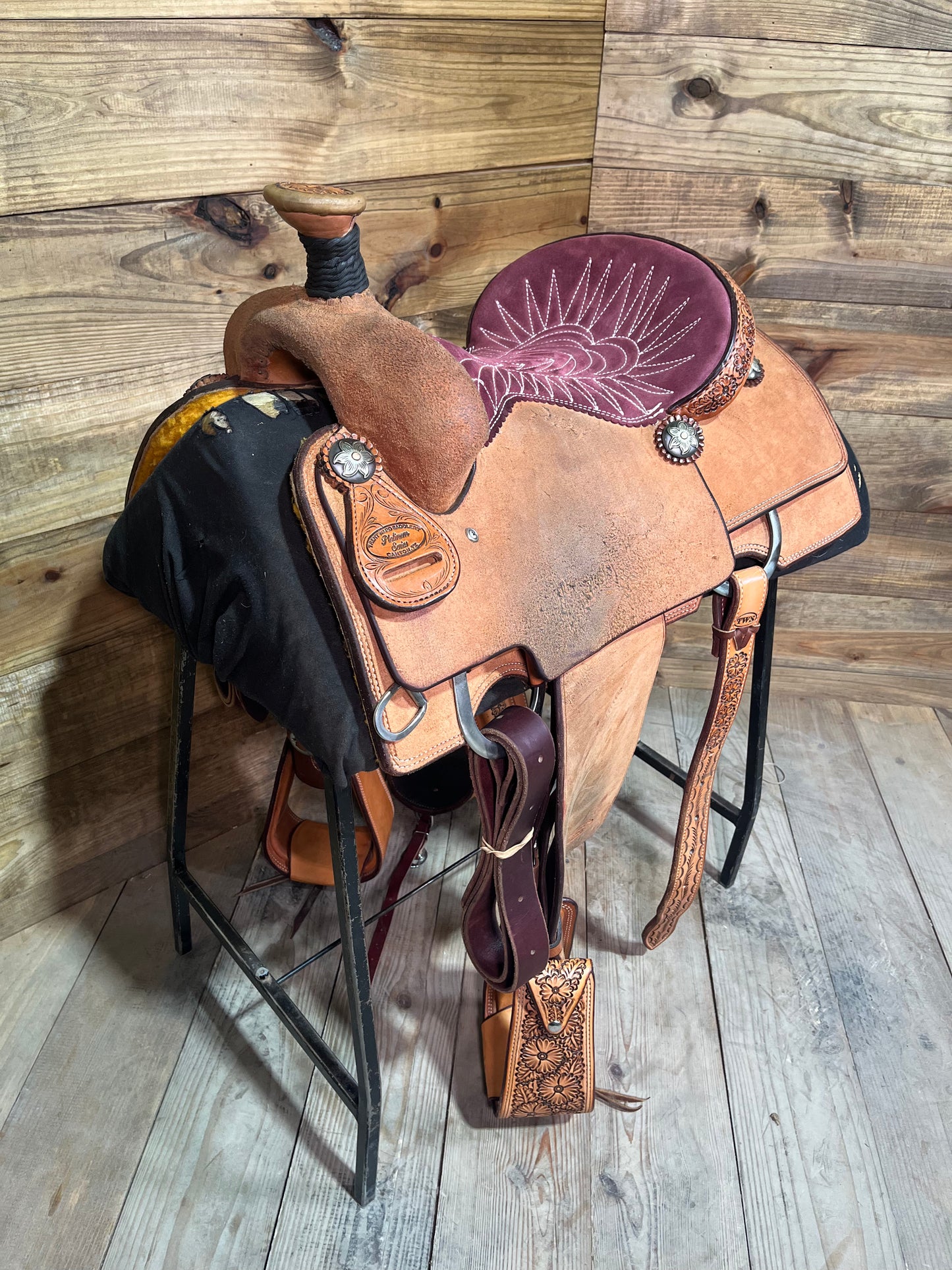 DEMO Trent Ward Saddlery Platinum Roper ISUSED1818