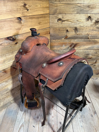 15 1/4” Emperor Ranch Saddle ISUSED2482