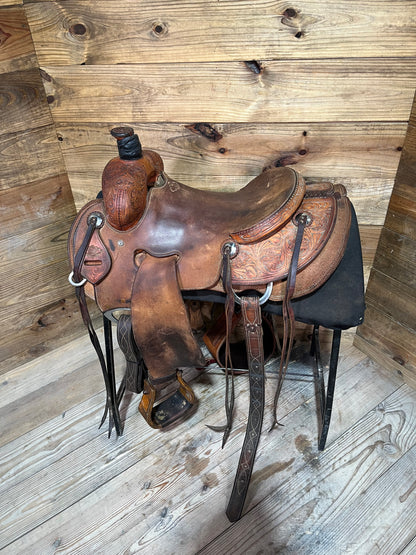 15” Luke Lane Ranch Saddle ISUSED2491