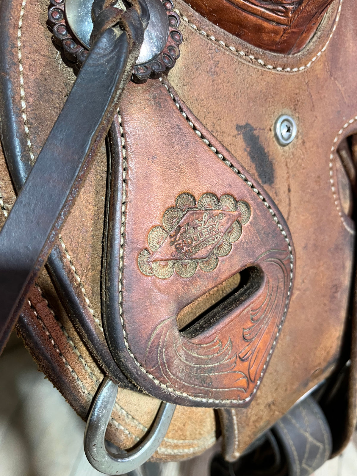15” Luke Lane Ranch Saddle ISUSED2491