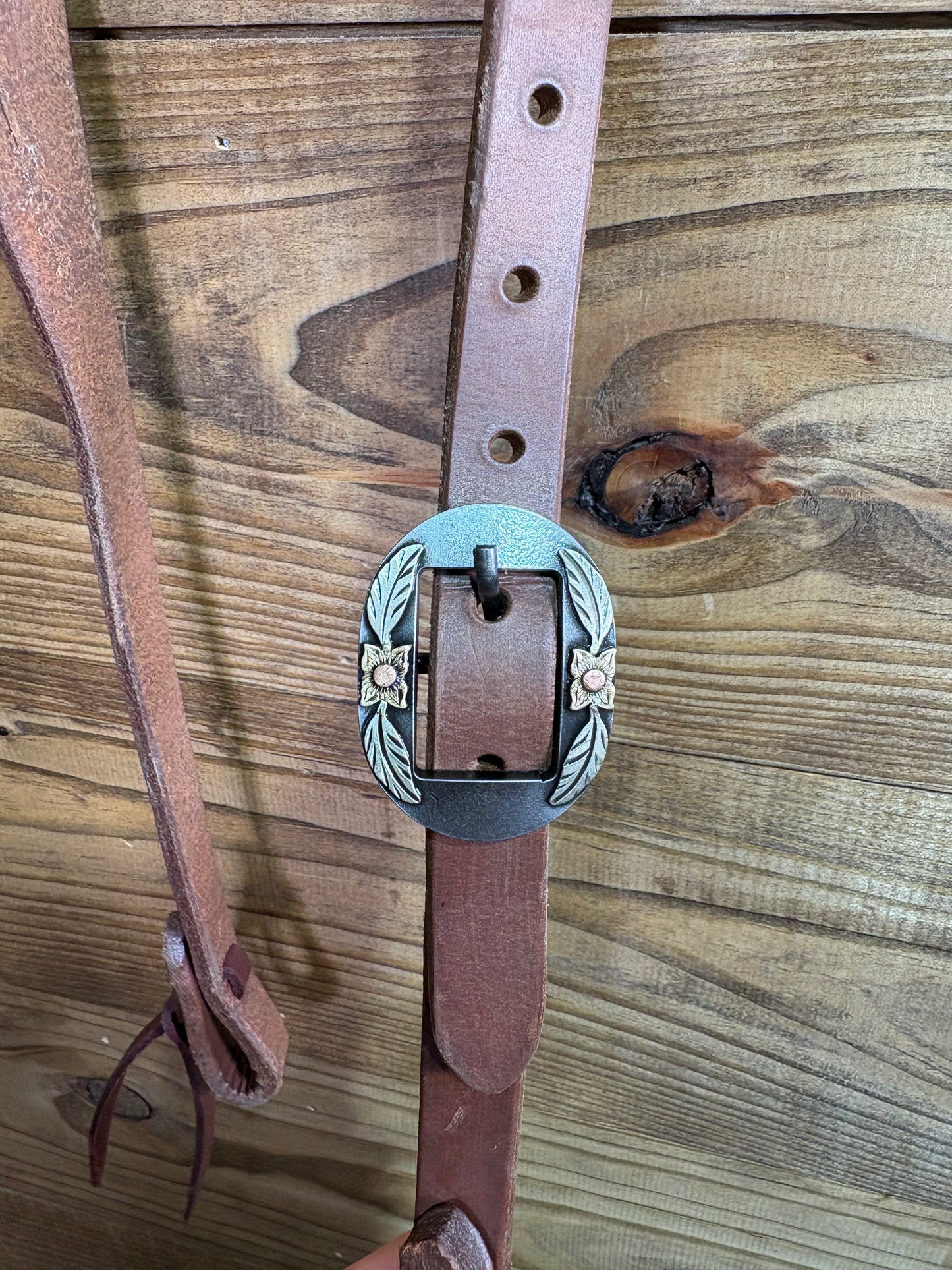 H1365 Oiled Split Ear Custom Buckle #1