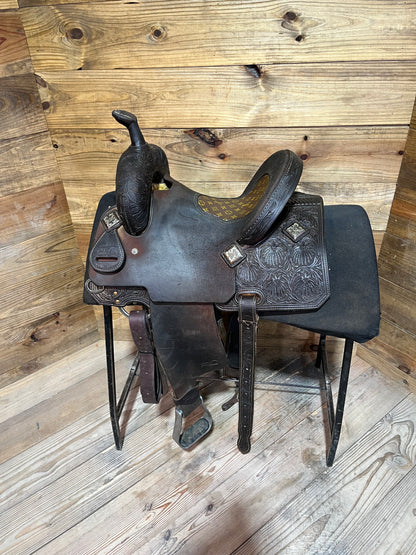 13 1/4” Trent Ward Platinum Barrel Saddle ISUSED2505