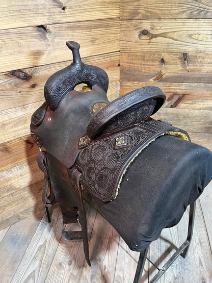 13 1/4” Trent Ward Platinum Barrel Saddle ISUSED2505