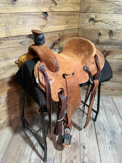 15” Robert Teskey Ranch Saddle ISUSED2506