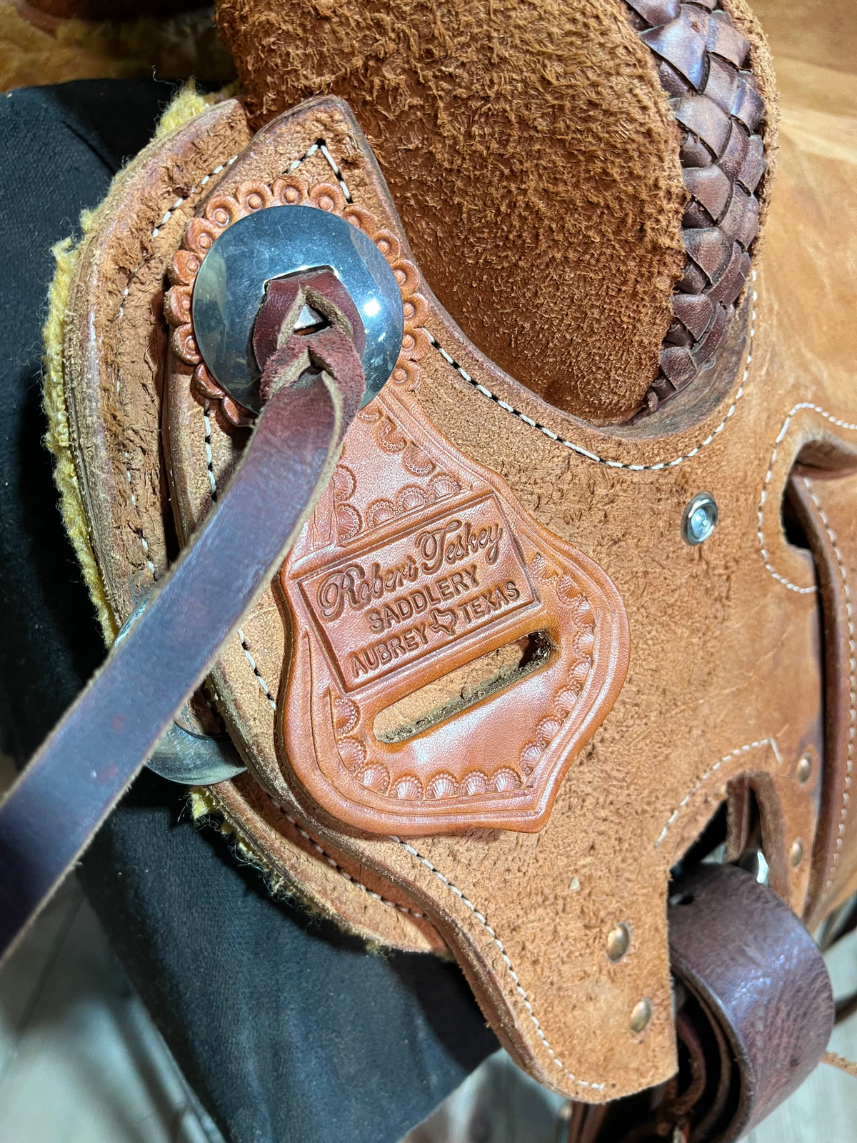 15” Robert Teskey Ranch Saddle ISUSED2506