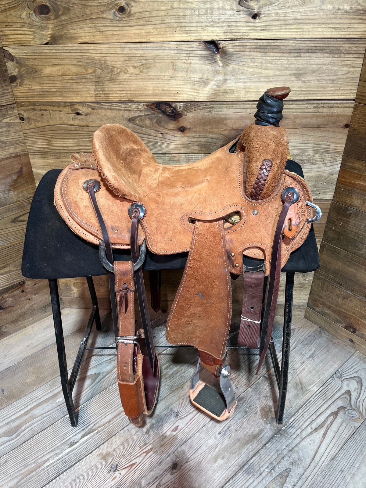15” Robert Teskey Ranch Saddle ISUSED2506
