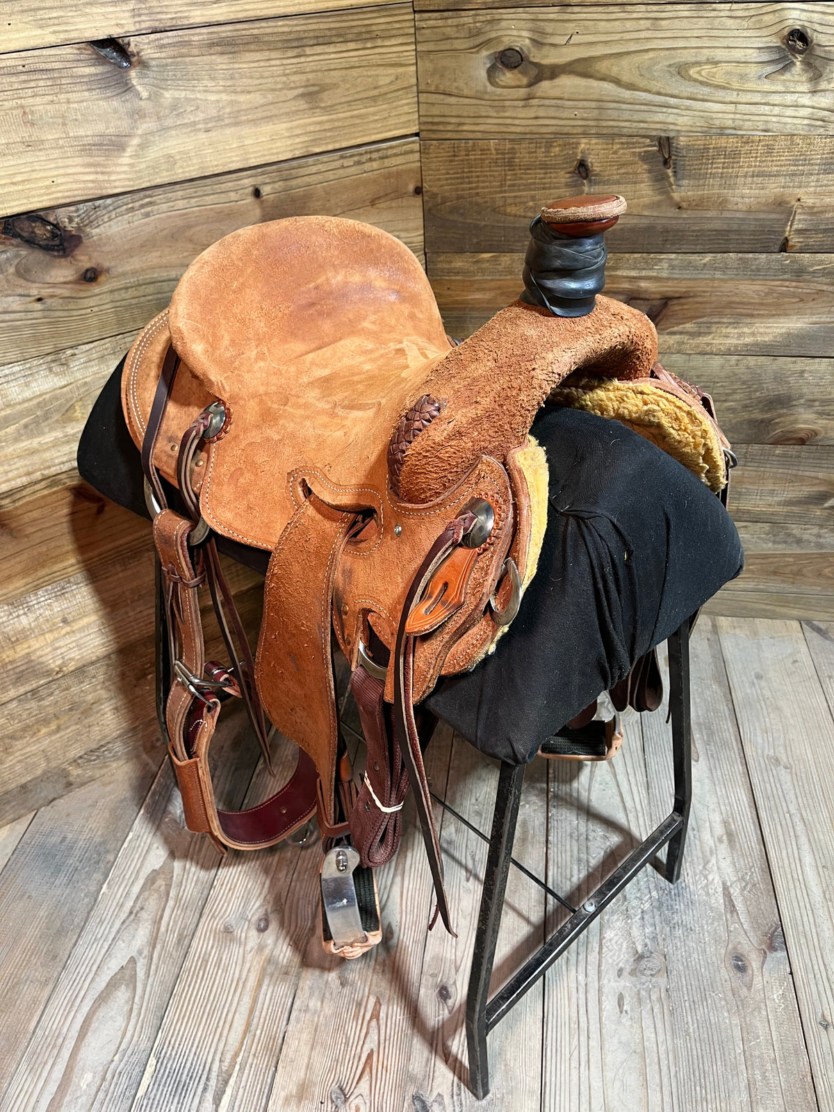 15” Robert Teskey Ranch Saddle ISUSED2506