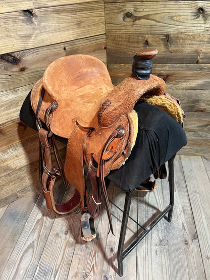 15” Robert Teskey Ranch Saddle ISUSED2506