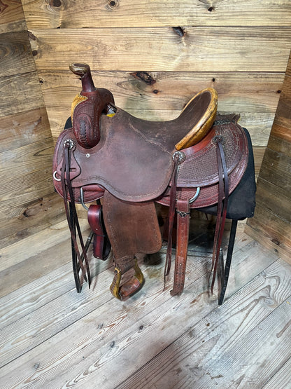 16” Jack Foster Ranch Saddle ISUSED2518
