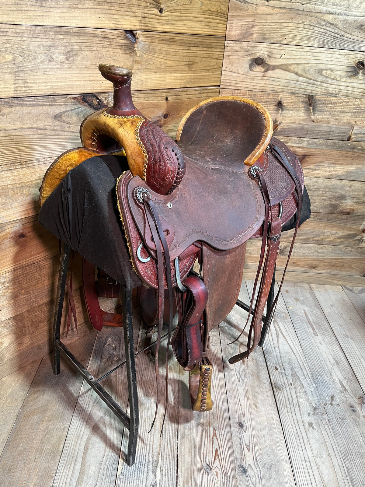 16” Jack Foster Ranch Saddle ISUSED2518
