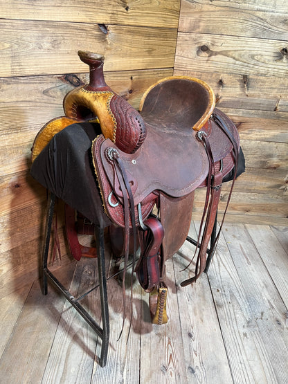 16” Jack Foster Ranch Saddle ISUSED2518