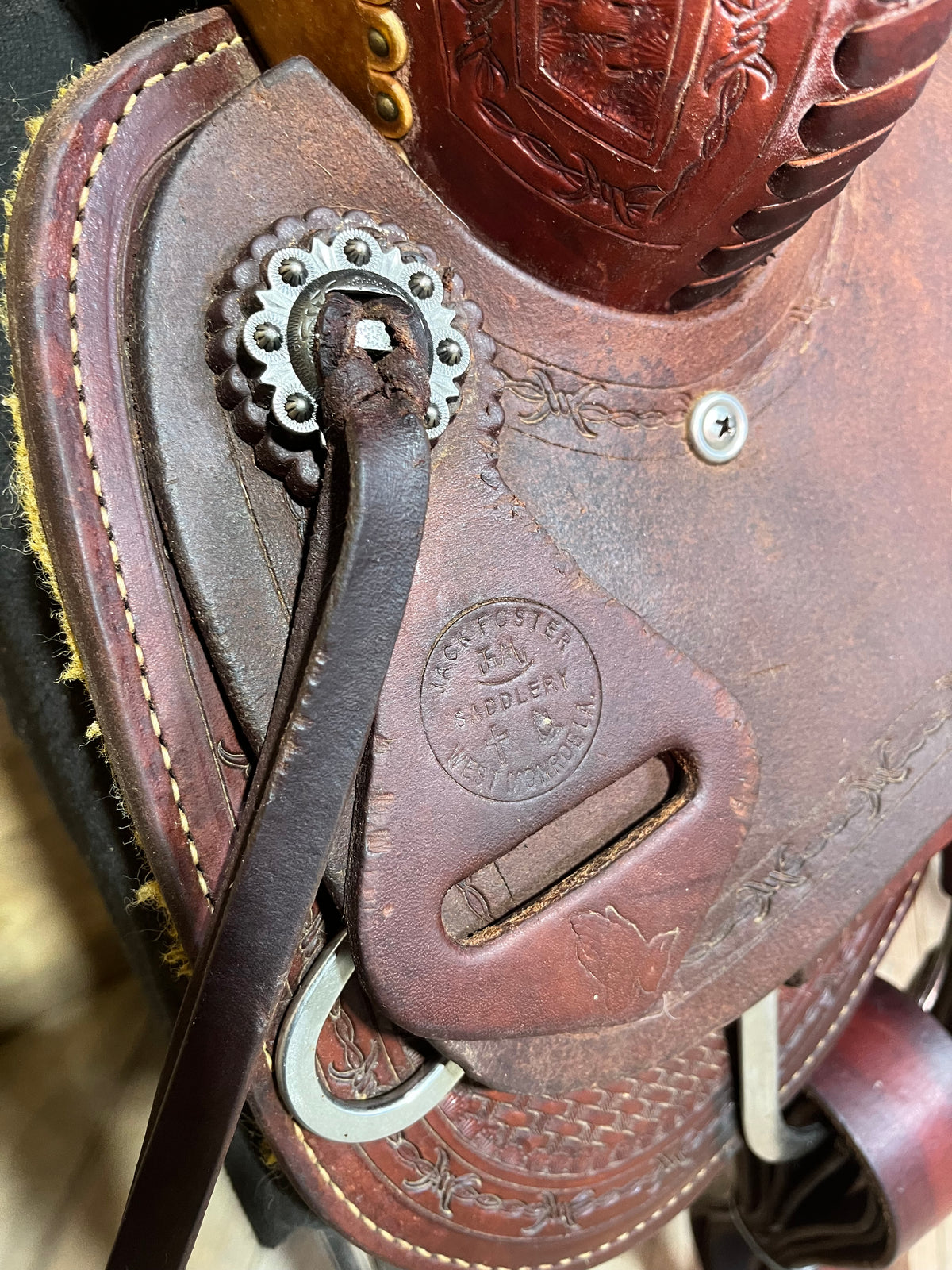 16” Jack Foster Ranch Saddle ISUSED2518