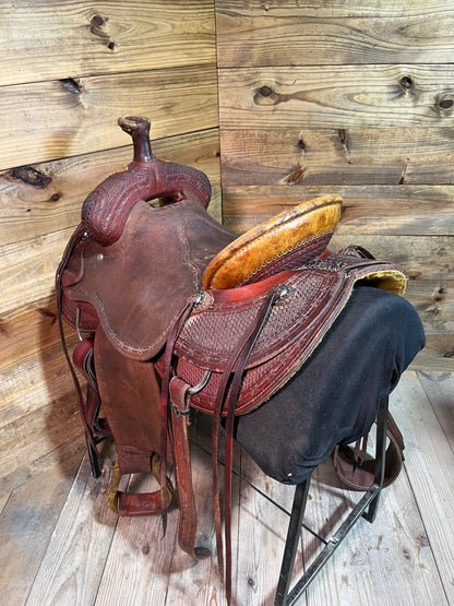 16” Jack Foster Ranch Saddle ISUSED2518