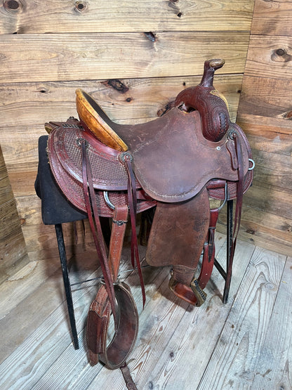 16” Jack Foster Ranch Saddle ISUSED2518