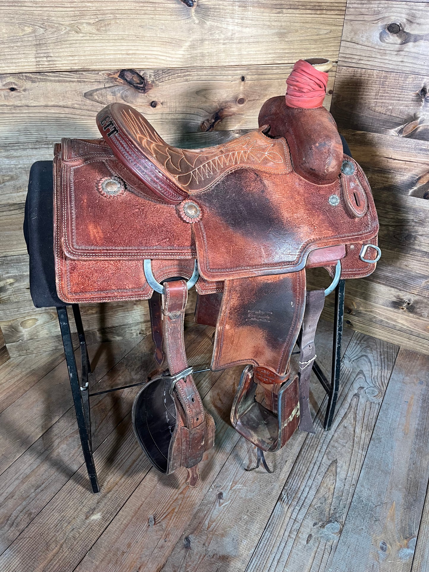 Perez Roping Saddle ISUSED1159