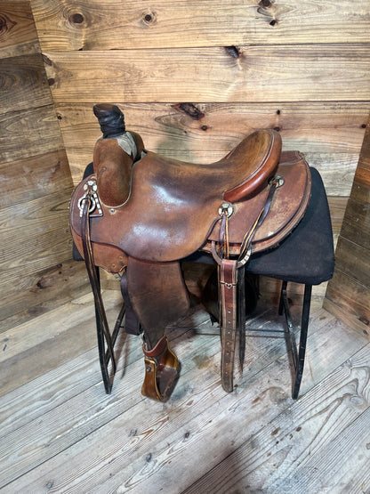 15 1/2” Richardson Custom Leather Rancher ISUSED2525