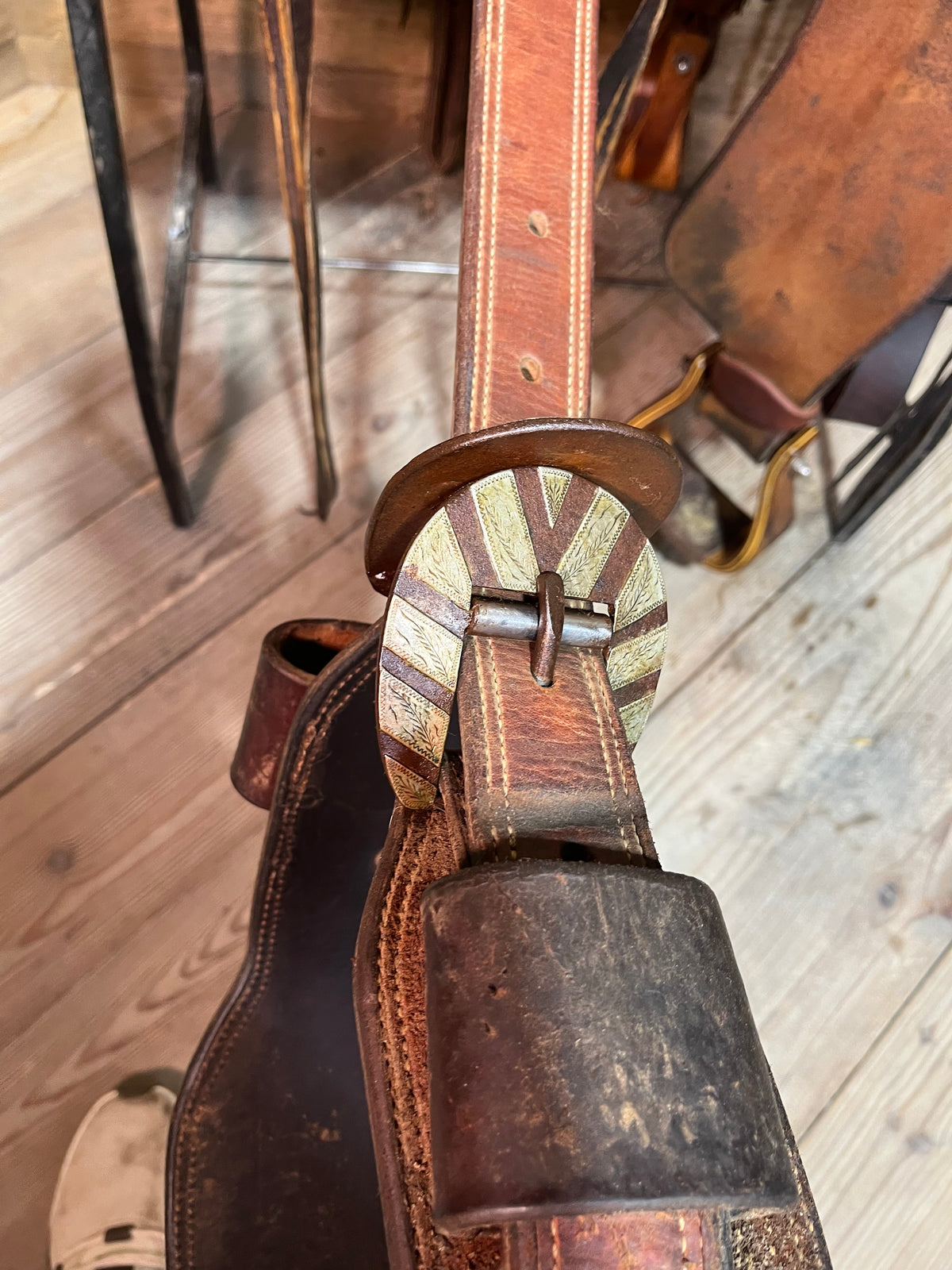 15 1/2” Richardson Custom Leather Rancher ISUSED2525