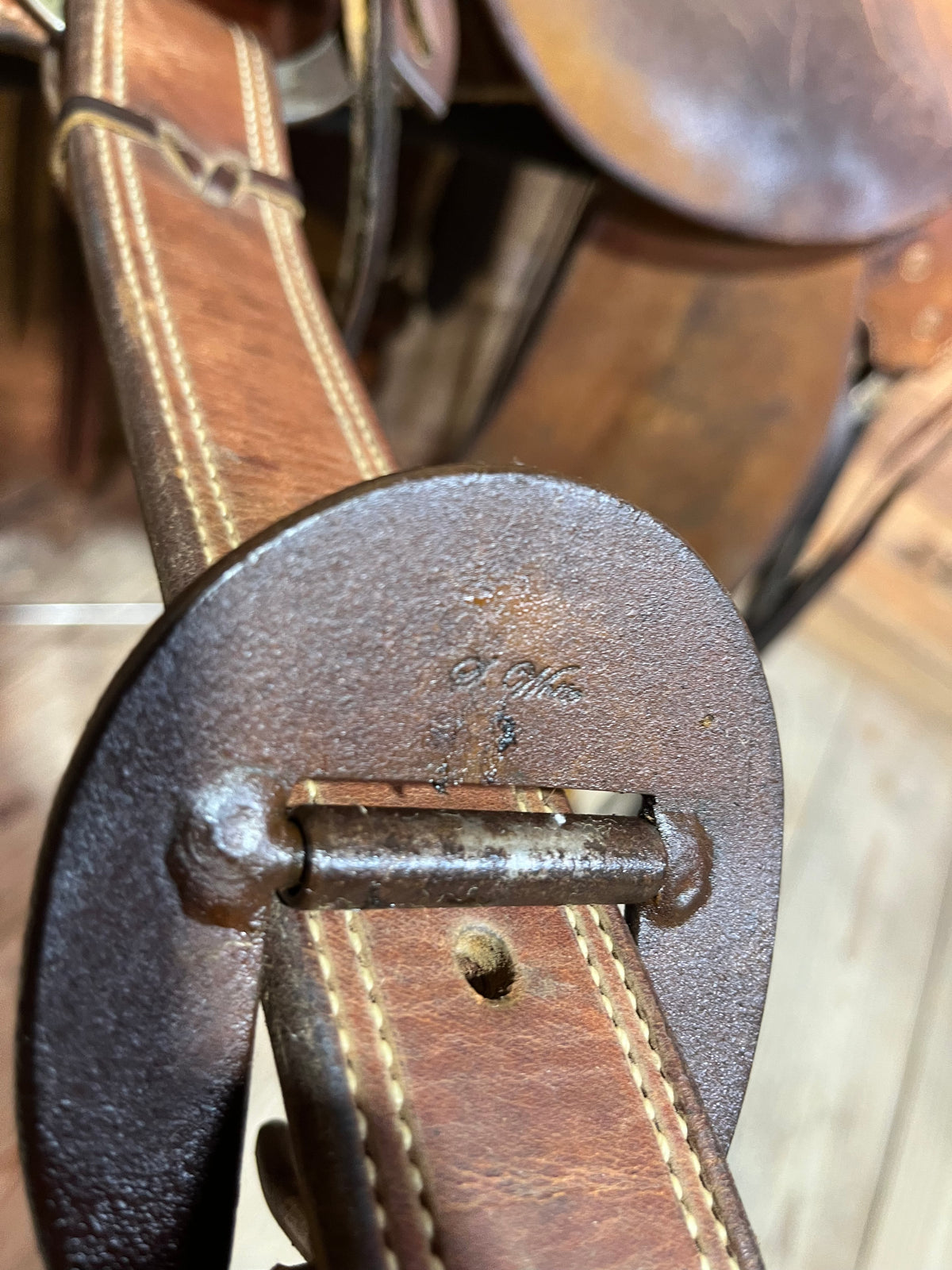 15 1/2” Richardson Custom Leather Rancher ISUSED2525
