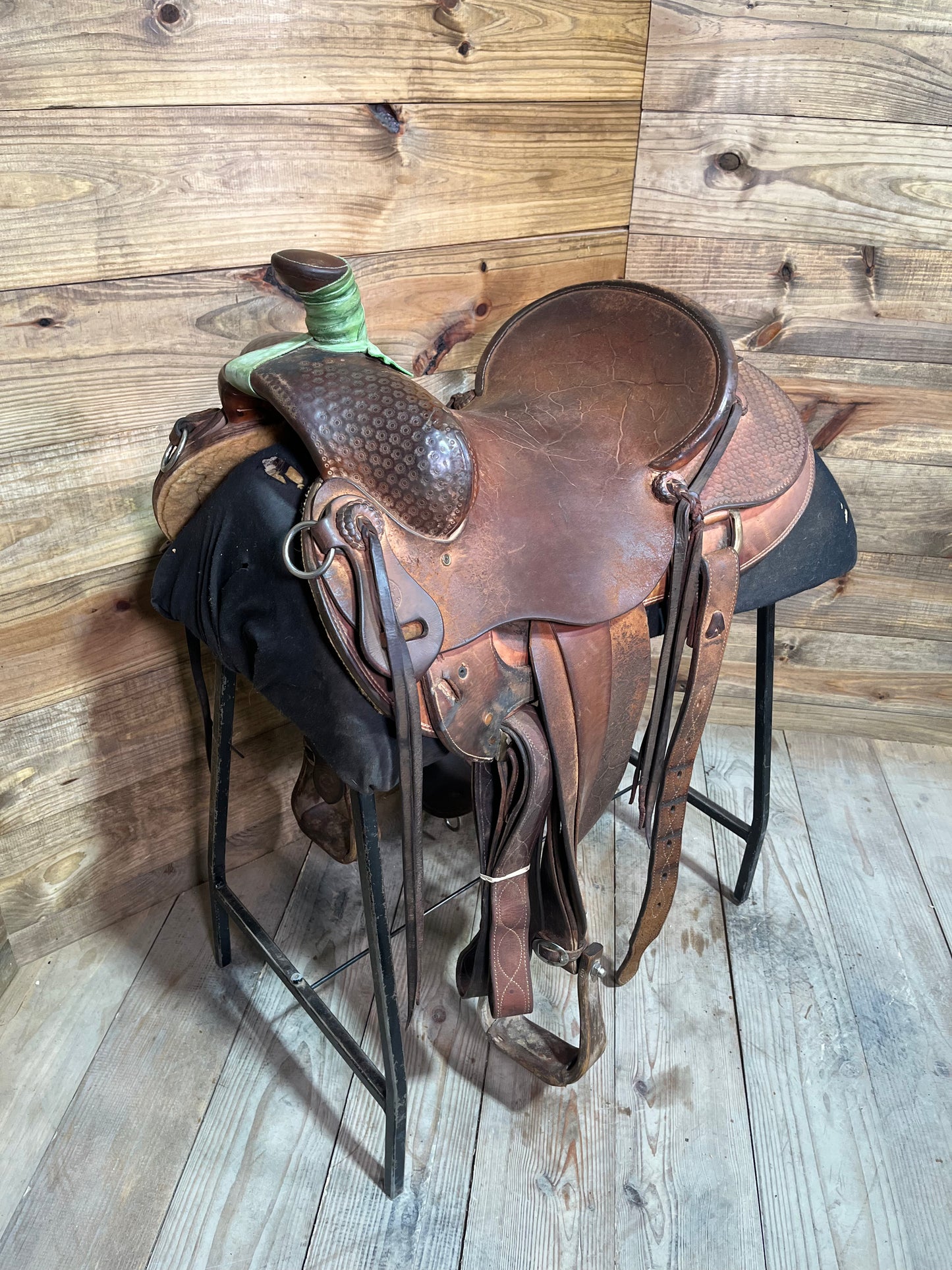 Handmade Dusty Welty Ranch Saddle ISUSED1887