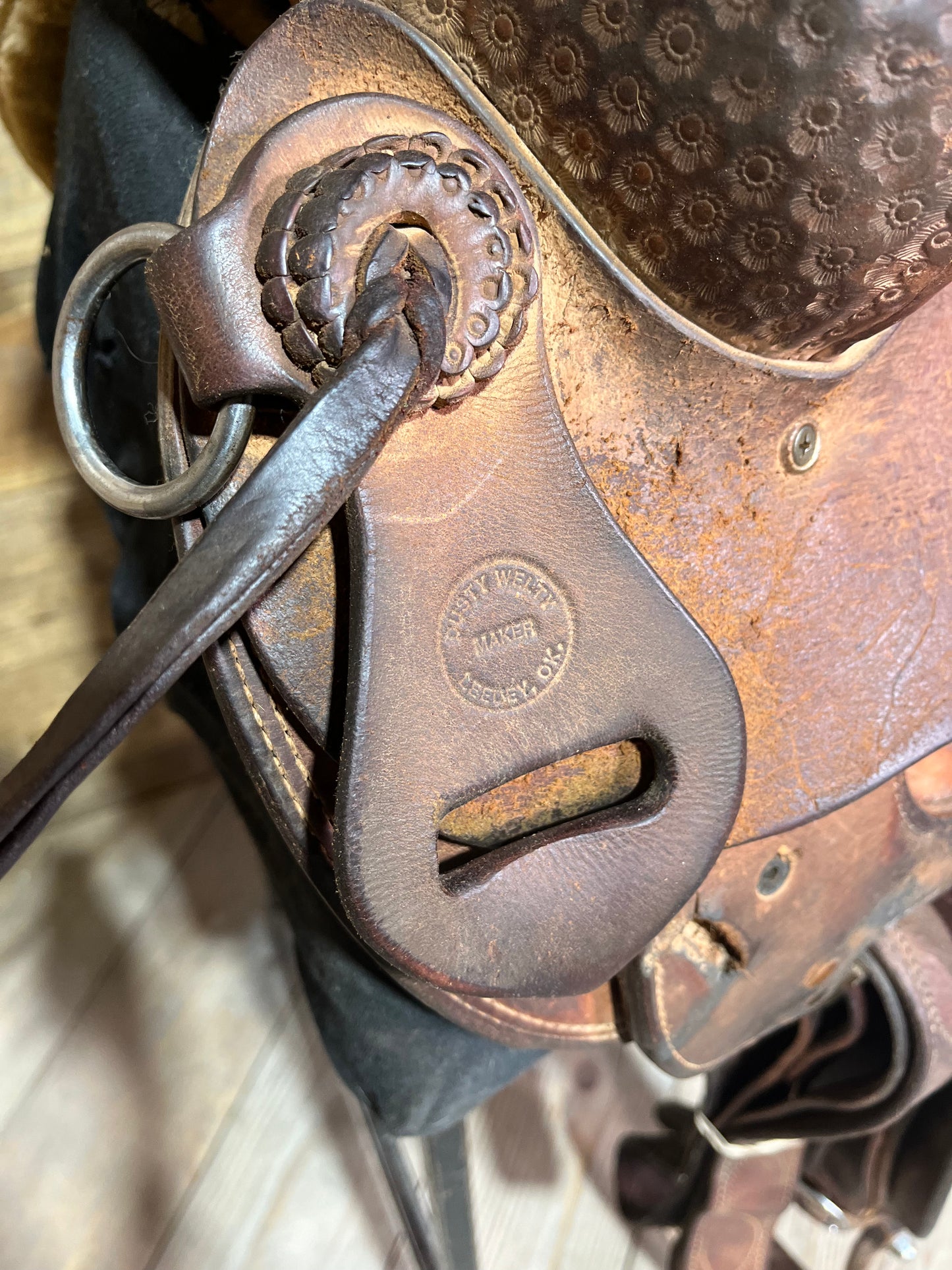 Handmade Dusty Welty Ranch Saddle ISUSED1887