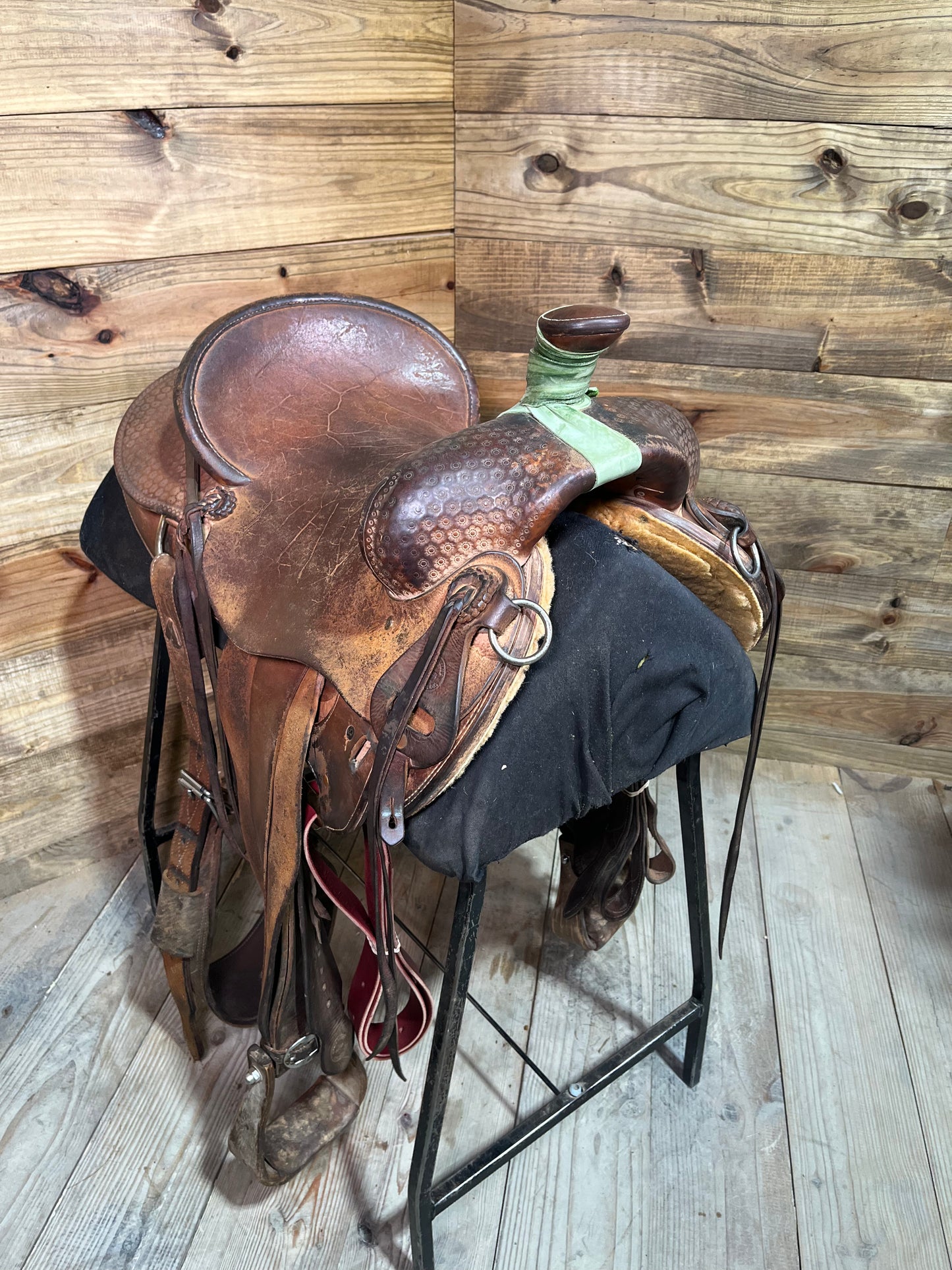 Handmade Dusty Welty Ranch Saddle ISUSED1887