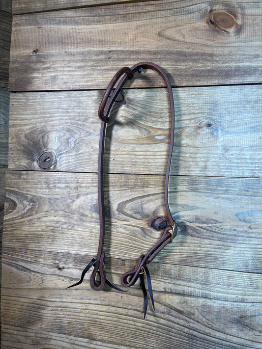 Oiled Single Buckle One-Ear Headstall