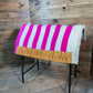 Casa Zea Pink & White Stripe Navajo Pad