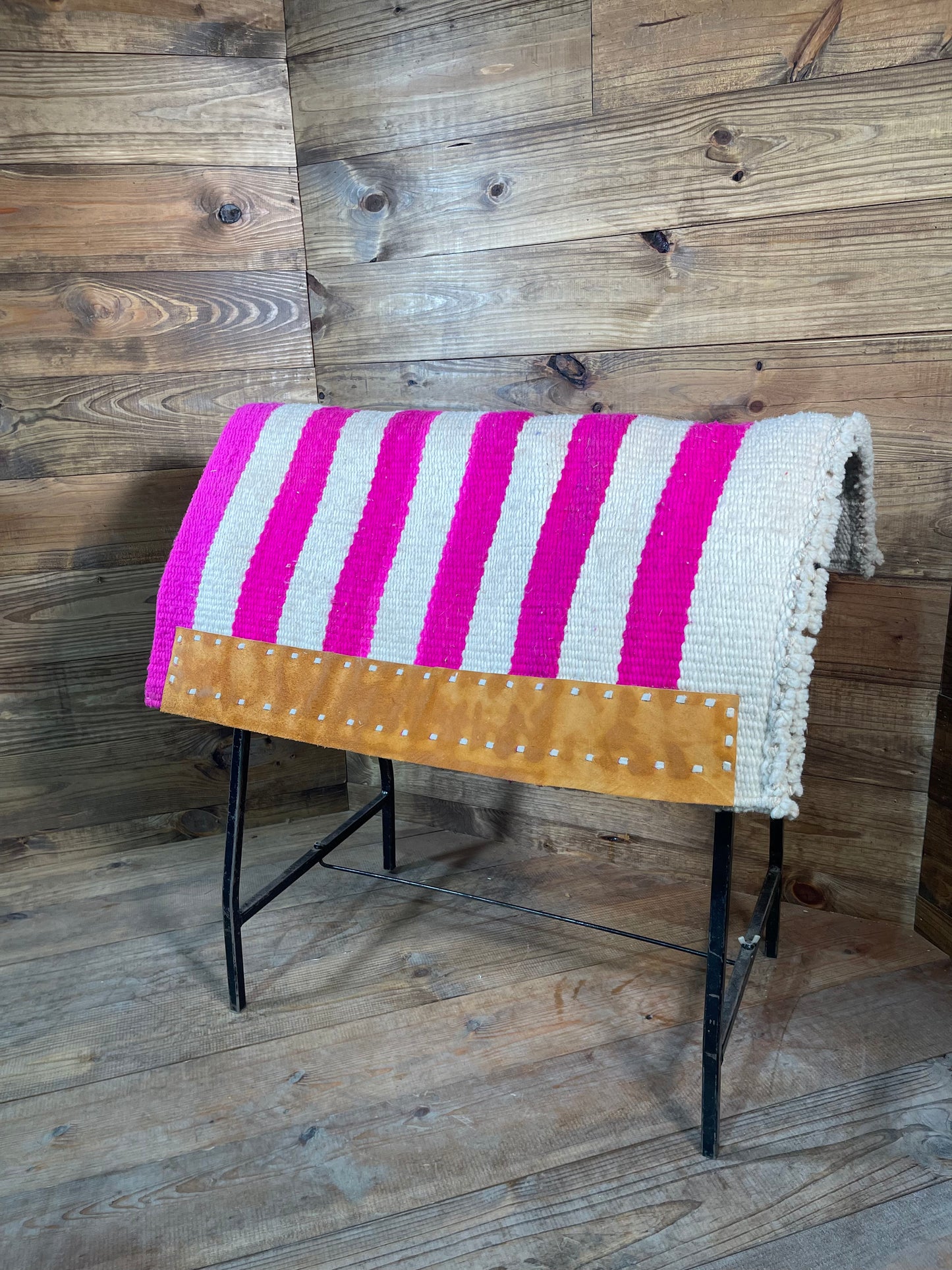 Casa Zea Pink & White Navajo Pad