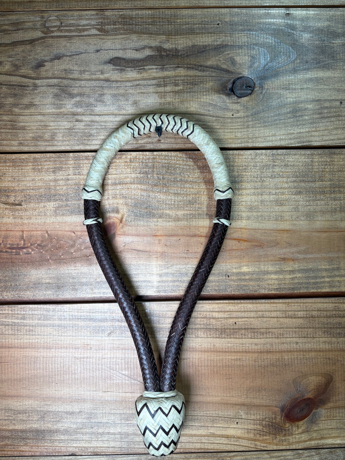 Rawhide Bosal Cream & Brown